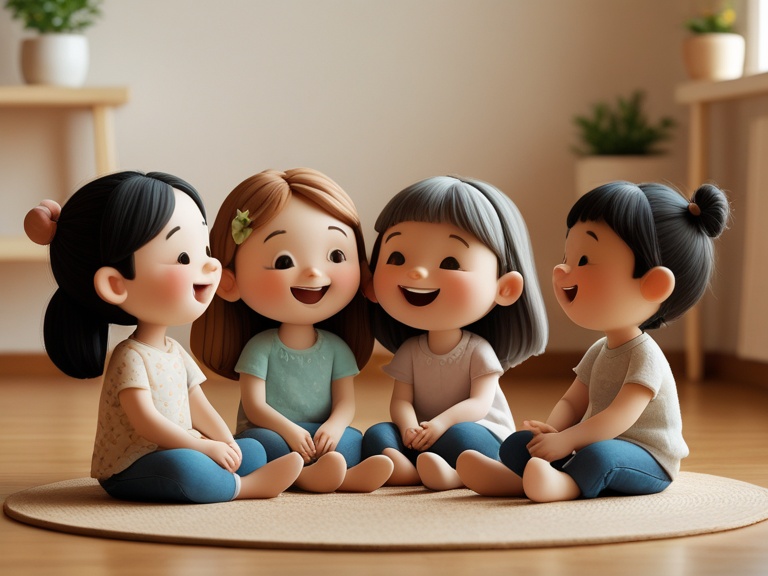 귓속말 전달 놀이
